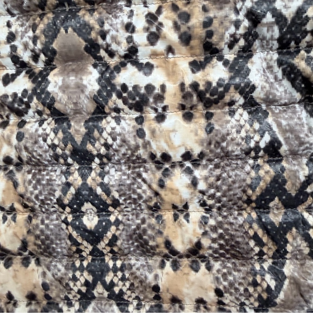 Think Royln Snakeskin Print Quilted Wingman Poncho size XS/S - Picture 8 of 14